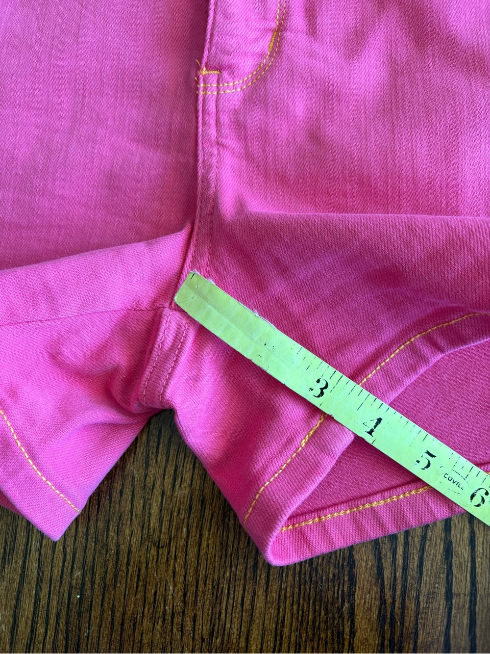 Judy Blue Hot Pink High Waist Shorts Medium Denim Garment Dyed Magenta Summer - Picture 14 of 14